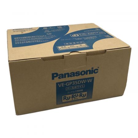 Panasonic (パナソニック) コードレス電話機 VE-GP35DW-Ｗ