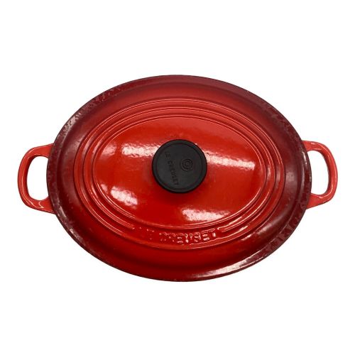 LE CREUSET (ルクルーゼ) ココットオーバル レッド 27㎝｜トレファクONLINE