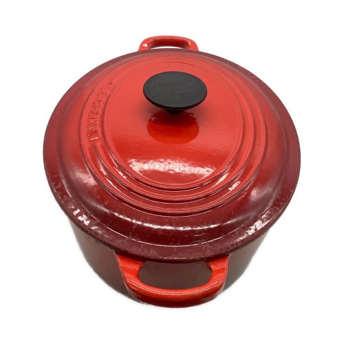 LE CREUSET (ルクルーゼ) ココットオーバル レッド 27㎝｜トレファクONLINE