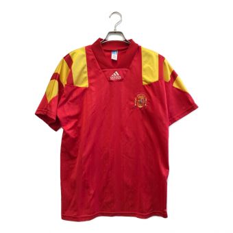 adidas (アディダス) サッカーユニフォーム メンズ SIZE M レッド スペイン代表/90’S EQS-9323