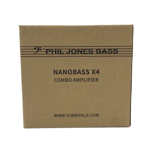 Phil Jones Bass (フィルジョーンズ) 小型アンプ NANOBASS X4 未使用品