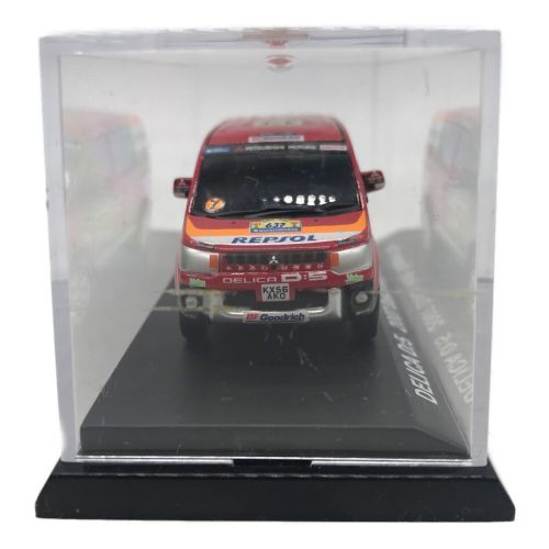 京商 (キョウショウ) ミニカー 1/64 MITSUBISHI DELICA D :5 2007 Dakar Rally Support Car