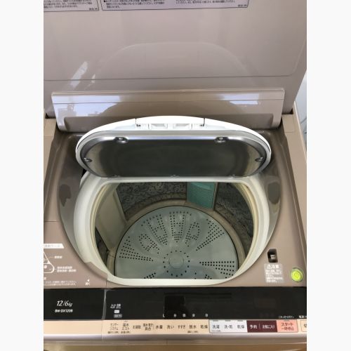 HITACHI (ヒタチ) 縦型洗濯乾燥機 12.0kg 6.0kg BW-DX120B 2017年製 クリーニング済 50Hz／60Hz