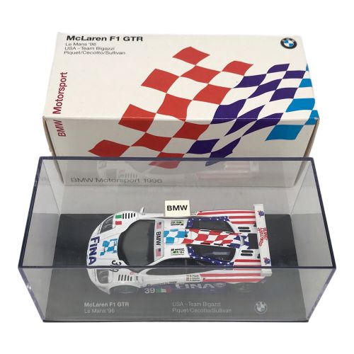 BMW (ビーエムダブリュー) ミニカー 1/43 McLaren F1 GTR BMW Motorsport 1996