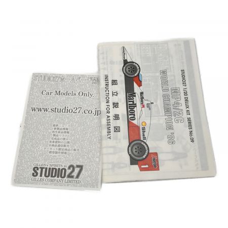 STUDIO27 (スタジオ27) プラモデル 開封品 ＭP4/2C WORLD CHAMPION'86