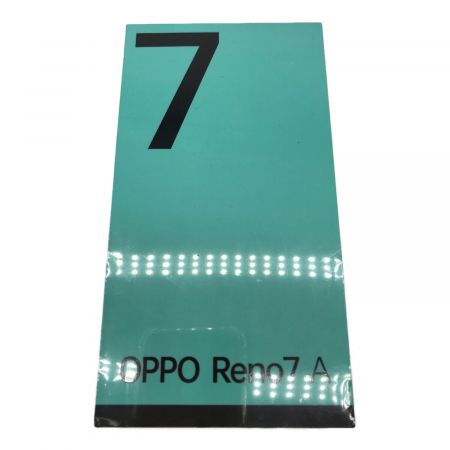 OPPO (オッポ) Reno7 Ａ201OP 863355063277655 Y!mobile 128GB 未開封品 Android11