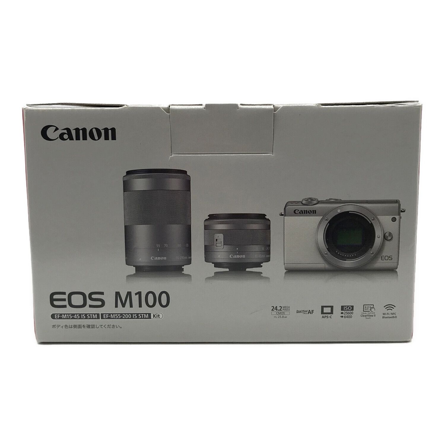 Canon EOS M100 BLACK ダブルレンズキットミラーレス一眼