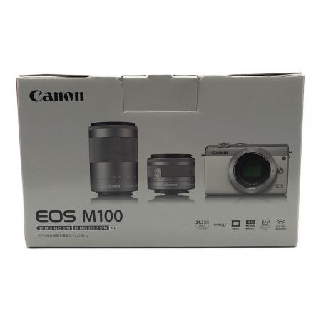 CANON (キャノン) デジタル一眼レフカメラ ダブルレンズキット EOS M100 2580万画素(総画素) -