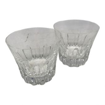 Baccarat (バカラ) ロックグラス イニシャル付き エトナ 2Pセット