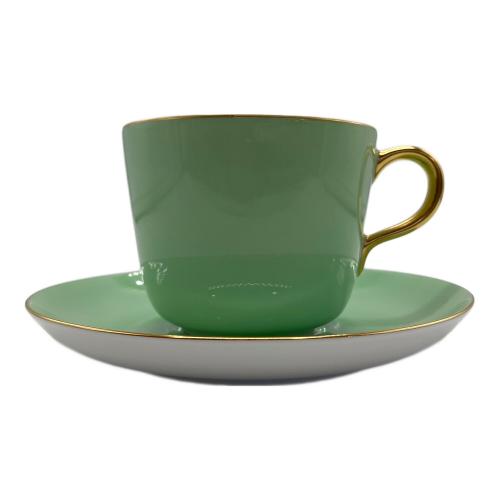 大倉陶園 (オオクラトウエン) カップ&ソーサー # 色蒔き