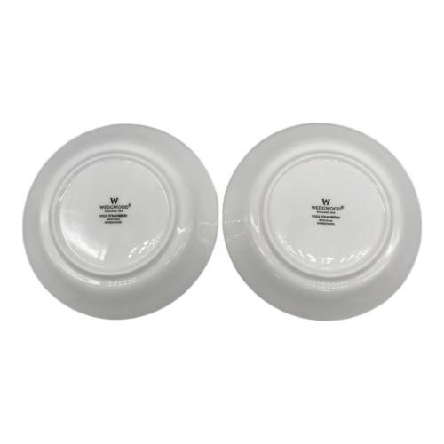 Wedgwood (ウェッジウッド) カップ&ソーサー オクタゴナルプレートセット ワイルドストロベリー