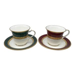 Noritake (ノリタケ) アメリカンカップ&ソーサー # フィッツジェラルド&ヘミングウェイ 2Pセット