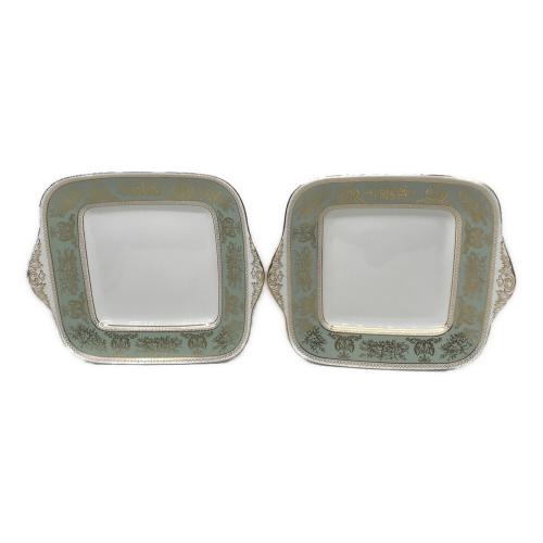 【未使用】ウェッジウッド コロンビアセージグリーン B&B スクエア プレート Wedgwood (ウェッジウッド) スクエアプレート コロンビア・セージ