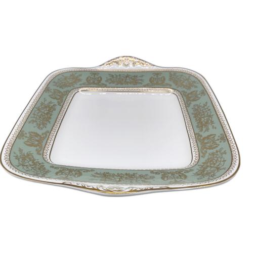 Wedgwood (ウェッジウッド) スクエアプレート コロンビア・セージグリーン 2Pセット