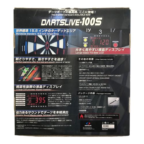 DARTSLIVE-100S ダーツボードセット ダーツボード、専用ACアダプター、説明書のみ ※箱ダメージ有