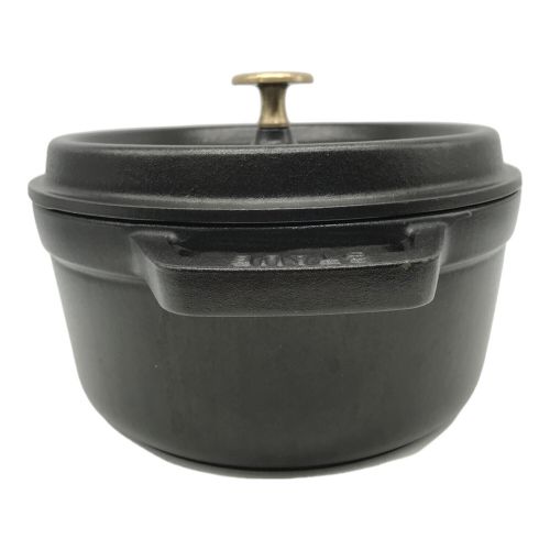 Staub (ストウブ) ピコ ココット ラウンド 22cm ブラック