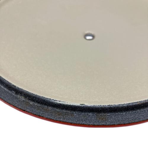 LE CREUSET (ルクルーゼ) 両手鍋 18cm オレンジ