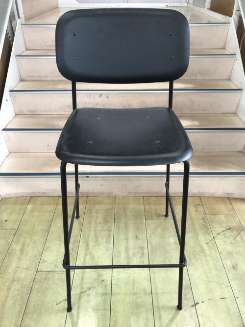 HAY (ヘイ) カウンターチェアー ブラック 428 SOFT EDGE 90 BAR STOOL HIGH