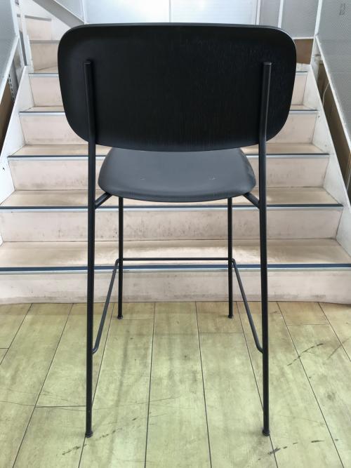 HAY (ヘイ) カウンターチェアー ブラック 428 SOFT EDGE 90 BAR STOOL HIGH