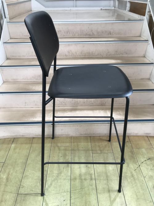 HAY (ヘイ) カウンターチェアー ブラック 428 SOFT EDGE 90 BAR STOOL HIGH
