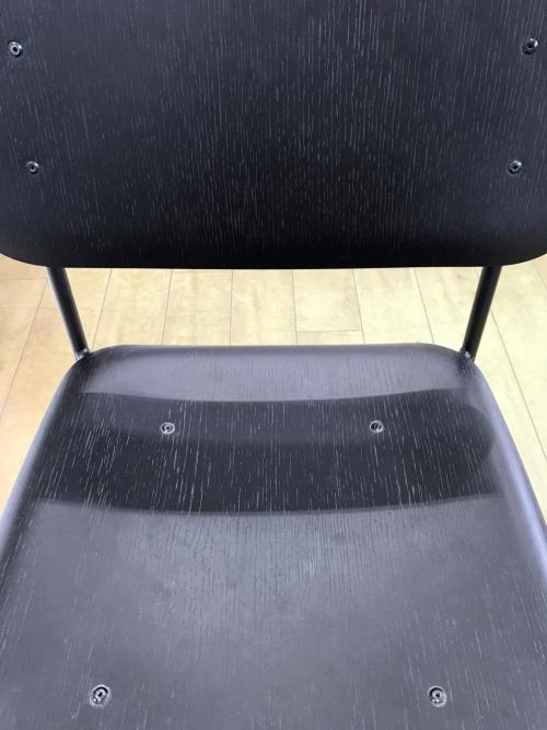 HAY (ヘイ) カウンターチェアー ブラック 428 SOFT EDGE 90 BAR STOOL HIGH