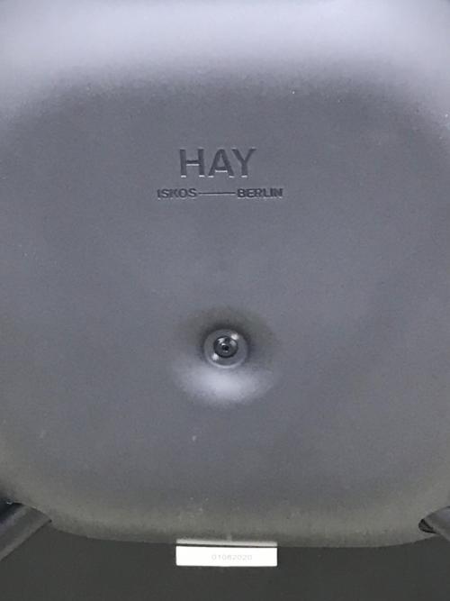 HAY (ヘイ) カウンターチェアー ブラック 428 SOFT EDGE 90 BAR STOOL HIGH