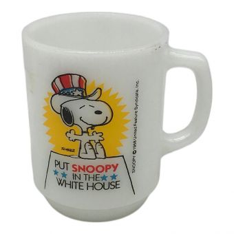 Anchor Hocking (アンカーホッキング) ミルクグラス SNOOPY USA 70-80's