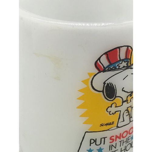 Anchor Hocking (アンカーホッキング) ミルクグラス SNOOPY USA 70-80's
