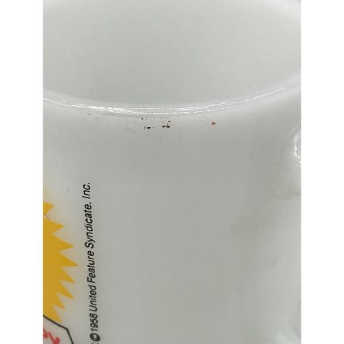 Anchor Hocking (アンカーホッキング) ミルクグラス SNOOPY USA 70-80's