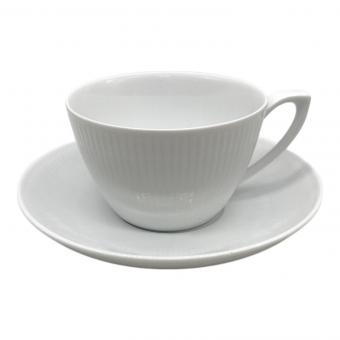 ROYAL COPENHAGEN (ロイヤル・コペンハーゲン) カップ&ソーサー ホワイトフルーテッド・プレイン