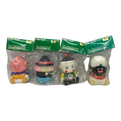 ドラゴンボール ソフビ貯金箱 魔人ブウ・餃子・占いババ・ミスターポポセット