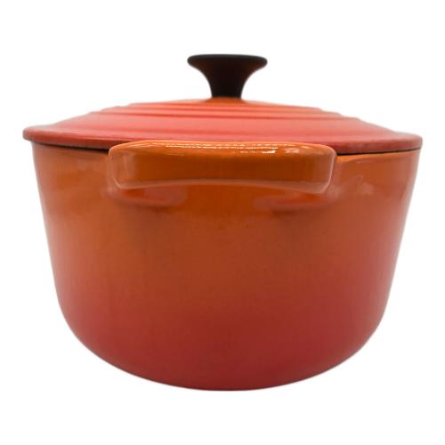 LE CREUSET (ルクルーゼ) ココット・オーバル 25cm オレンジ