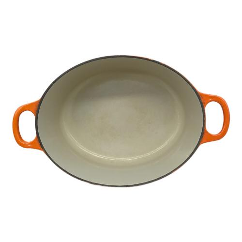 LE CREUSET (ルクルーゼ) ココット・オーバル 25cm オレンジ