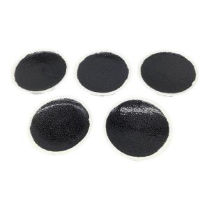 清水保孝 小皿揃え 油滴釉白輪 5Pセット