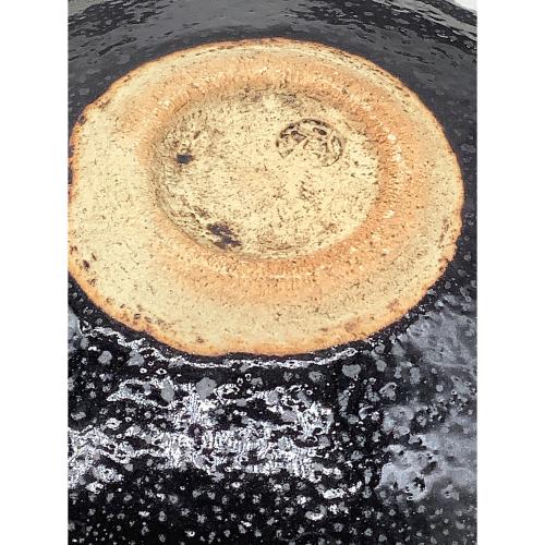 清水保孝 小皿揃え 油滴釉白輪 5Pセット