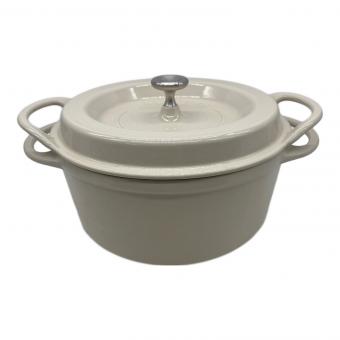 VERMICULAR (バーミキュラ) 22cm両手鍋 クリーム