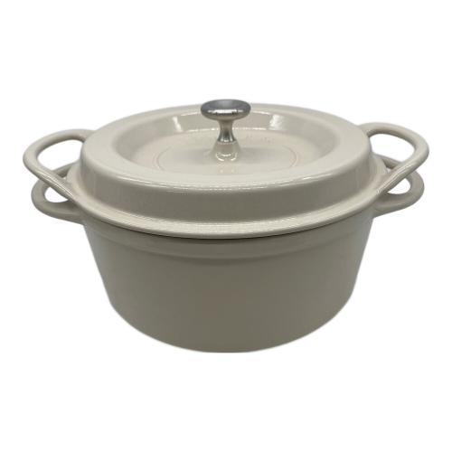 VERMICULAR (バーミキュラ) 22cm両手鍋 クリーム