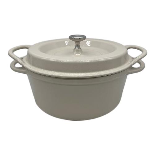 VERMICULAR (バーミキュラ) 22cm両手鍋 クリーム