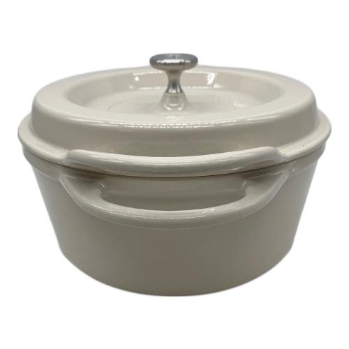 VERMICULAR (バーミキュラ) 22cm両手鍋 クリーム