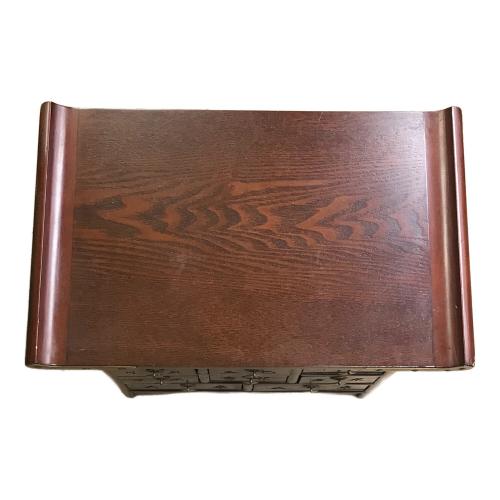 薬箪笥 ダークブラウン 11杯