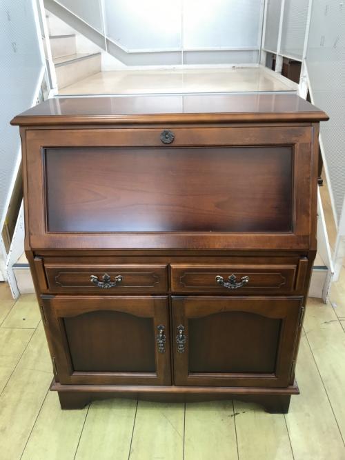 karimoku (カリモク) ライティングビューロー ブラウン 160 コロニアルシリーズ