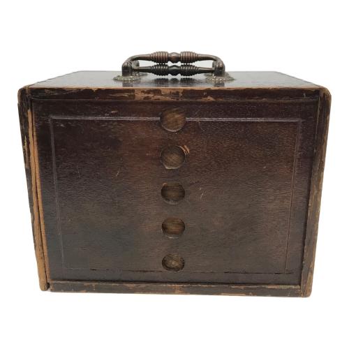 昭和レトロ 麻雀セット 木箱