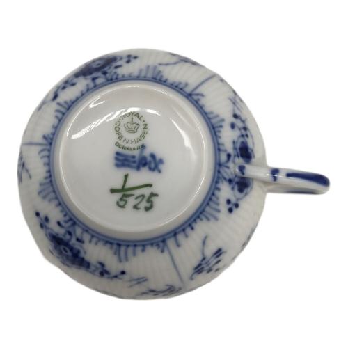 ROYAL COPENHAGEN (ロイヤル・コペンハーゲン) カップ&ソーサー ブルーフルーテッド・ハーフレース