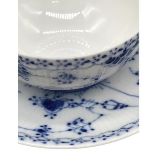 ROYAL COPENHAGEN (ロイヤル・コペンハーゲン) カップ&ソーサー ブルーフルーテッド・ハーフレース