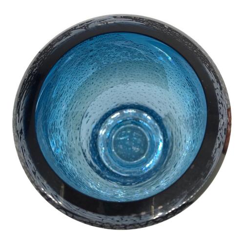 東洋佐々木ガラス (トウヨウササキガラス) 花瓶 藤花文様