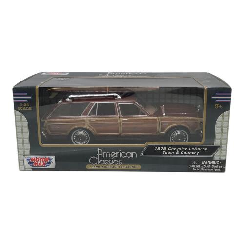 MOTOR MAX (モーターマックス) ミニカー 1/24scale 1979 Chrysler Lebaron Town & Country American Classics PREMIUM DIE-CAST COLLECTION