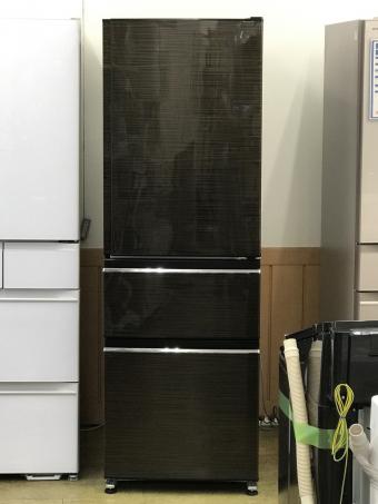 MITSUBISHI (ミツビシ) 3ドア冷蔵庫 右側面にキズ有 MR-CX37F-BR 2021年製 365L クリーニング済