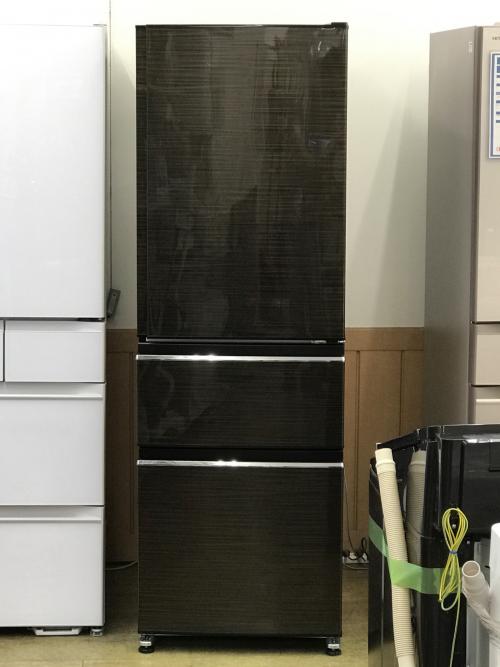 MITSUBISHI (ミツビシ) 3ドア冷蔵庫 右側面にキズ有 MR-CX37F-BR 2021年製 365L クリーニング済