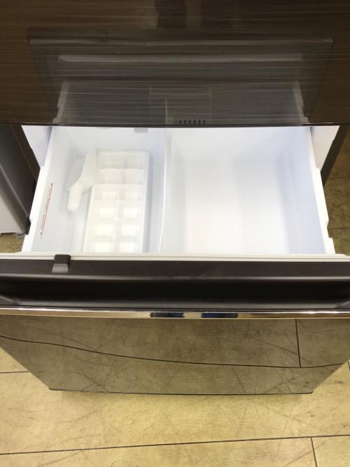 MITSUBISHI (ミツビシ) 3ドア冷蔵庫 右側面にキズ有 MR-CX37F-BR 2021年製 365L クリーニング済