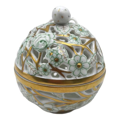 Herend (ヘレンド) 透かしボンボン入れ 06215-0-11